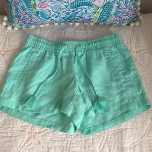 Lilly Pulitzer tassel shorts EUC